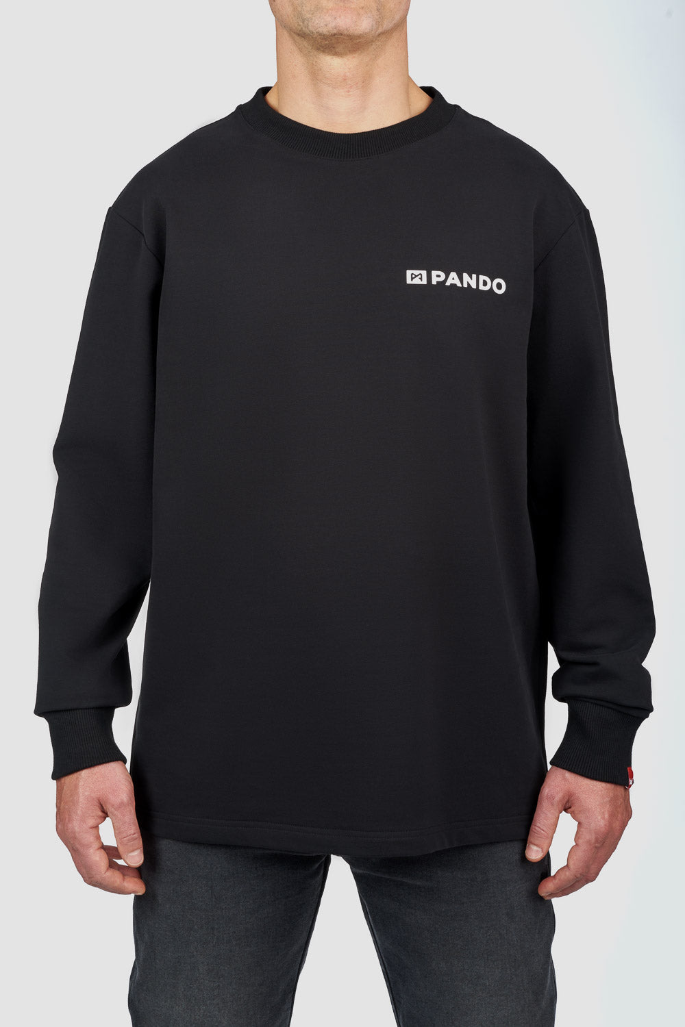 MARŠKINĖLIAI PANDO MOTO TOMMY DON’T DIE BLACK – OVERSIZE, ILGOMIS RANKOVĖMIS, UNISEX