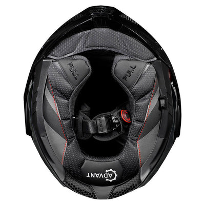 ŠALMAS LS2 FF901 ADVANT X SOLID CARBON – MATINĖ JUODA SPALVA