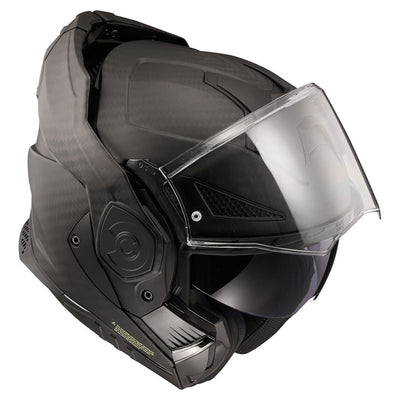 ŠALMAS LS2 FF901 ADVANT X SOLID CARBON – MATINĖ JUODA SPALVA