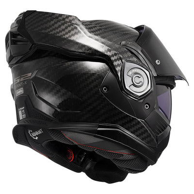 ŠALMAS LS2 FF901 ADVANT X SOLID CARBON – MATINĖ JUODA SPALVA