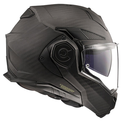 ŠALMAS LS2 FF901 ADVANT X SOLID CARBON – BLIZGI JUODA SPALVA