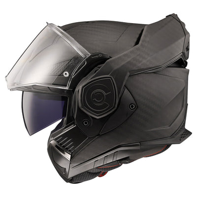 ŠALMAS LS2 FF901 ADVANT X SOLID CARBON – BLIZGI JUODA SPALVA