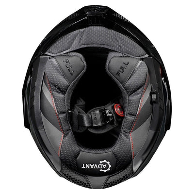 ŠALMAS LS2 FF901 ADVANT X SOLID CARBON – BLIZGI JUODA SPALVA
