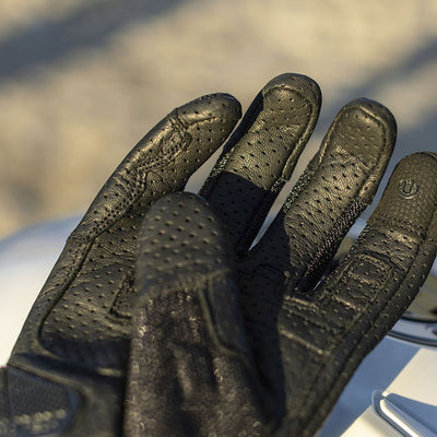 PIRŠTINĖS LS2 AIR RAPTOR VYRAMS – ŽALIOS / MĖLYNOS / RYŠKIAI ORANŽINĖS