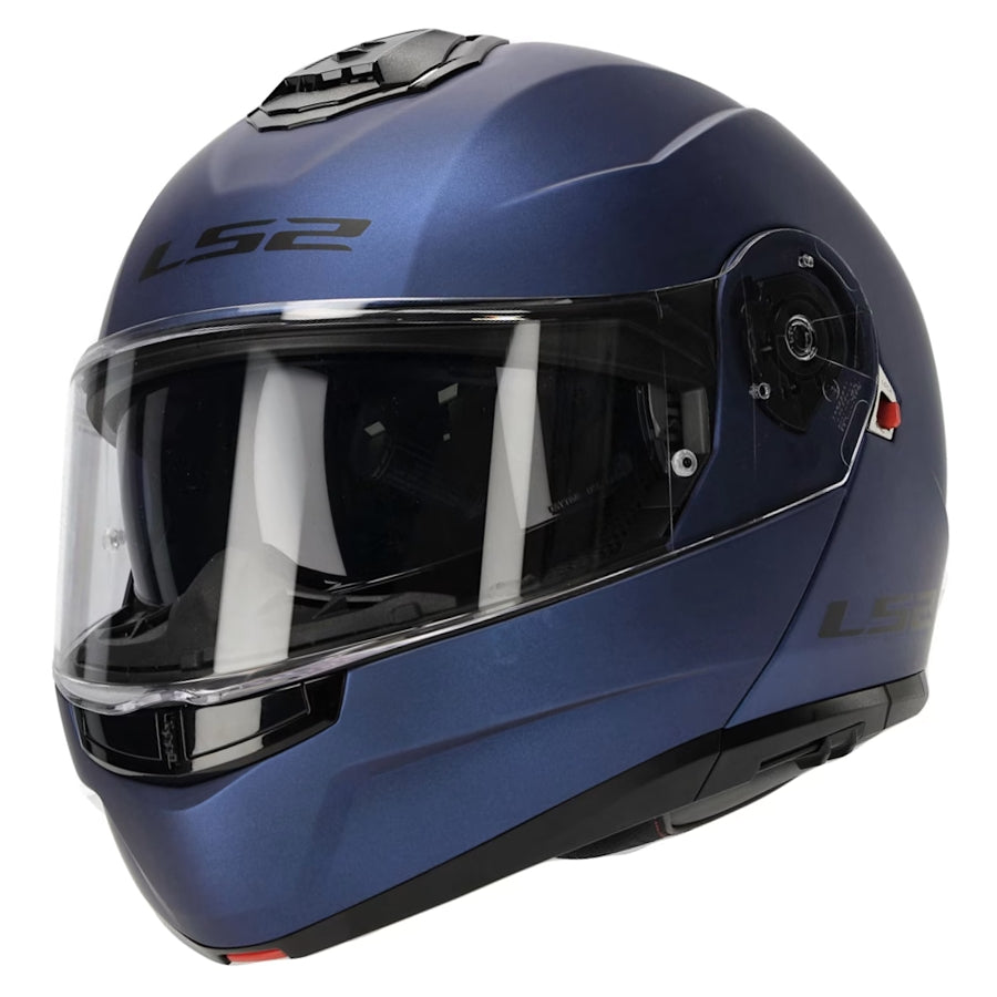ŠALMAS LS2 FF908 STROBE II SOLID – MATINĖ TAMSIAI MĖLYNA SPALVA