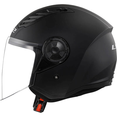 ŠALMAS LS2 OF616 AIRFLOW II SOLID – BLIZGIAI JUODAS