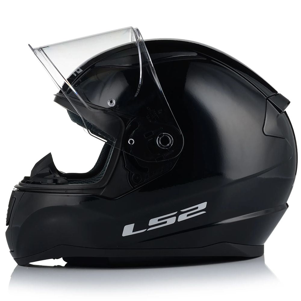 ŠALMAS LS2 FF353 RAPID II SOLID – MATINĖ JUODA
