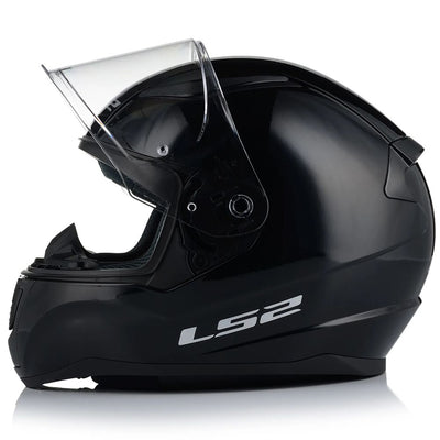 ŠALMAS LS2 FF353 RAPID II SOLID – MATINĖ JUODA