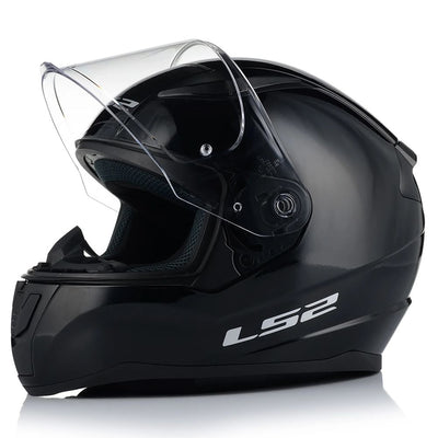 ŠALMAS LS2 FF353 RAPID II SOLID – MATINĖ JUODA