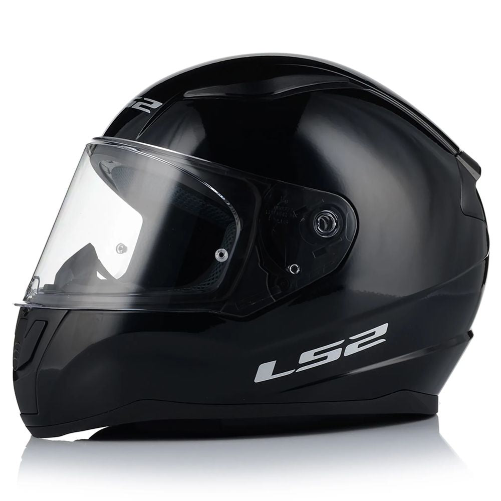 ŠALMAS LS2 FF353 RAPID II SOLID – MATINĖ JUODA