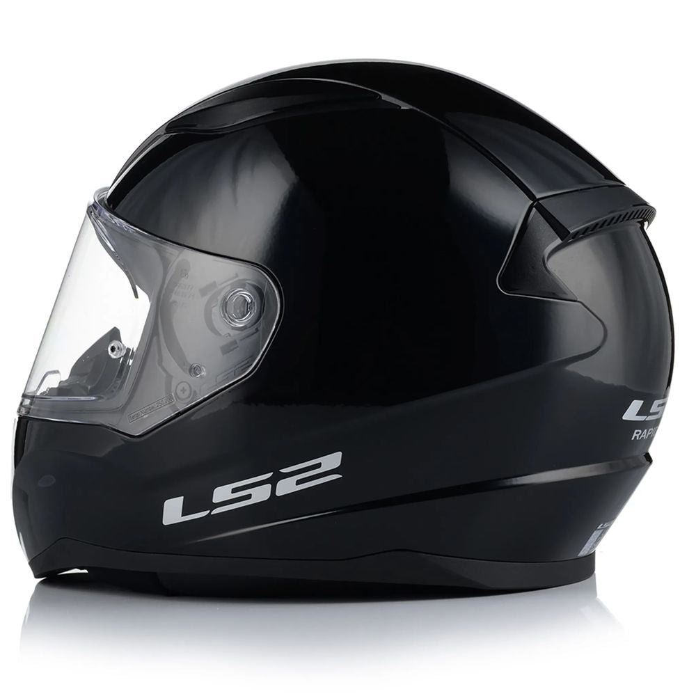 ŠALMAS LS2 FF353 RAPID II SOLID – MATINĖ JUODA