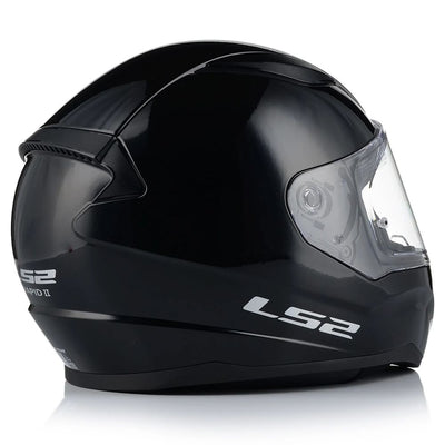 ŠALMAS LS2 FF353 RAPID II SOLID – MATINĖ JUODA