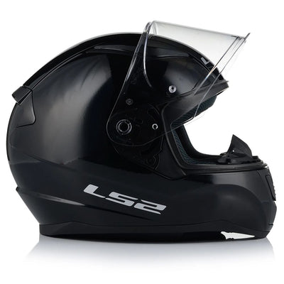 ŠALMAS LS2 FF353 RAPID II SOLID – MATINĖ JUODA