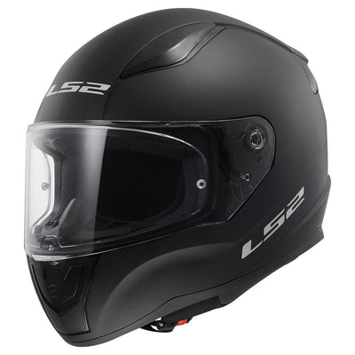 ŠALMAS LS2 FF353 RAPID II SOLID – MATINĖ JUODA