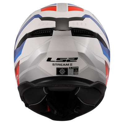 ŠALMAS LS2 FF808 STREAM II VINTAGE – JUODA / PILKA / RAUDONA