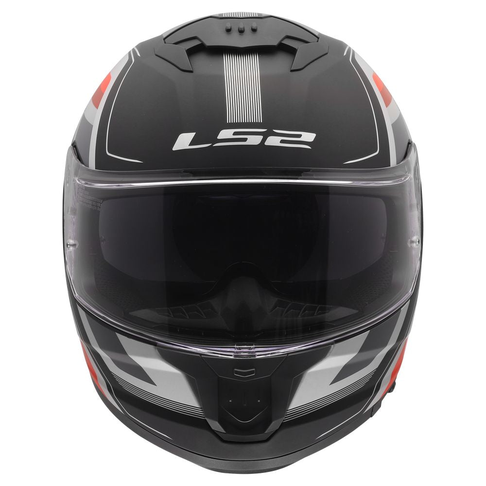 ŠALMAS LS2 FF808 STREAM II VINTAGE – JUODA / PETROLINĖ