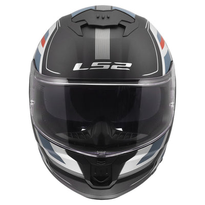 ŠALMAS LS2 FF808 STREAM II VINTAGE – JUODA / PETROLINĖ