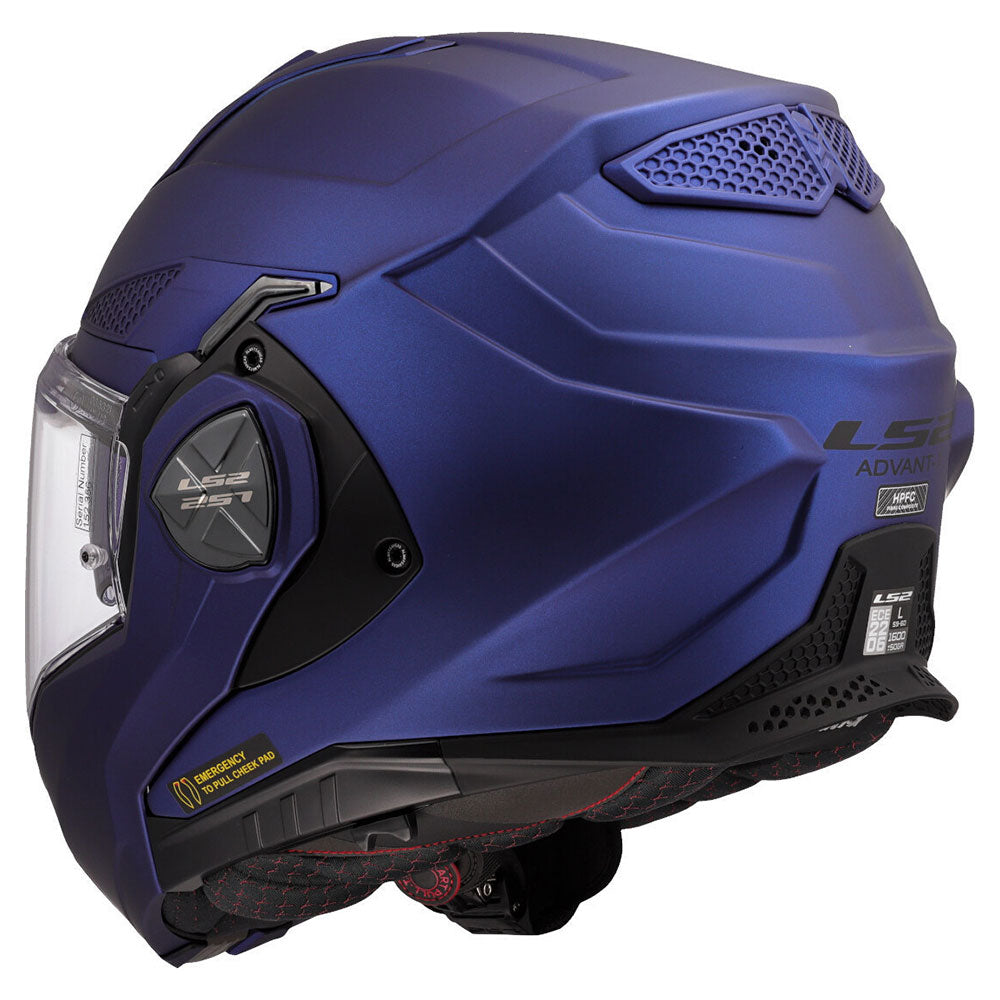 ŠALMAS LS2 FF901 ADVANT X SOLID – MATINĖ JUODA SPALVA