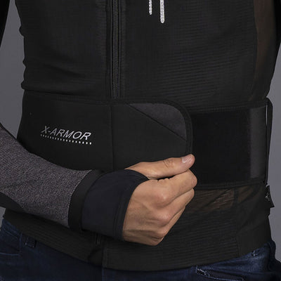 STRIUKĖ LS2 X-ARMOR VYRAMS – JUODA / SIDABRINĖ