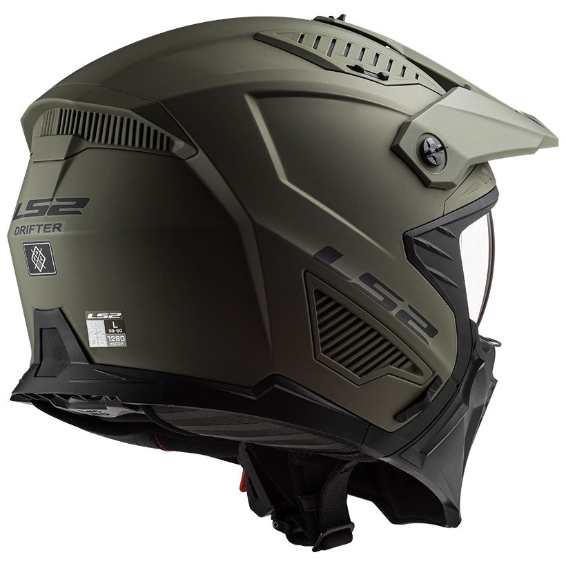 ŠALMAS LS2 OF606 DRIFTER SOLID – MATINIS SMĖLIO SPALVOS