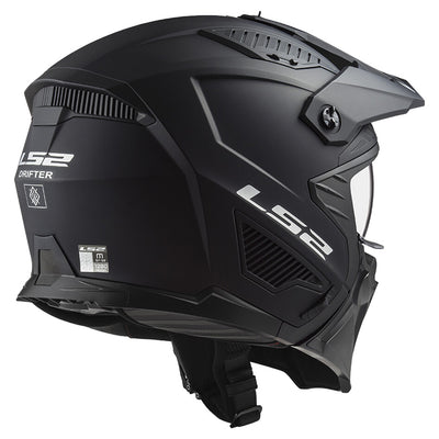 ŠALMAS LS2 OF606 DRIFTER SOLID – MATINĖ KARINĖ ŽALIA