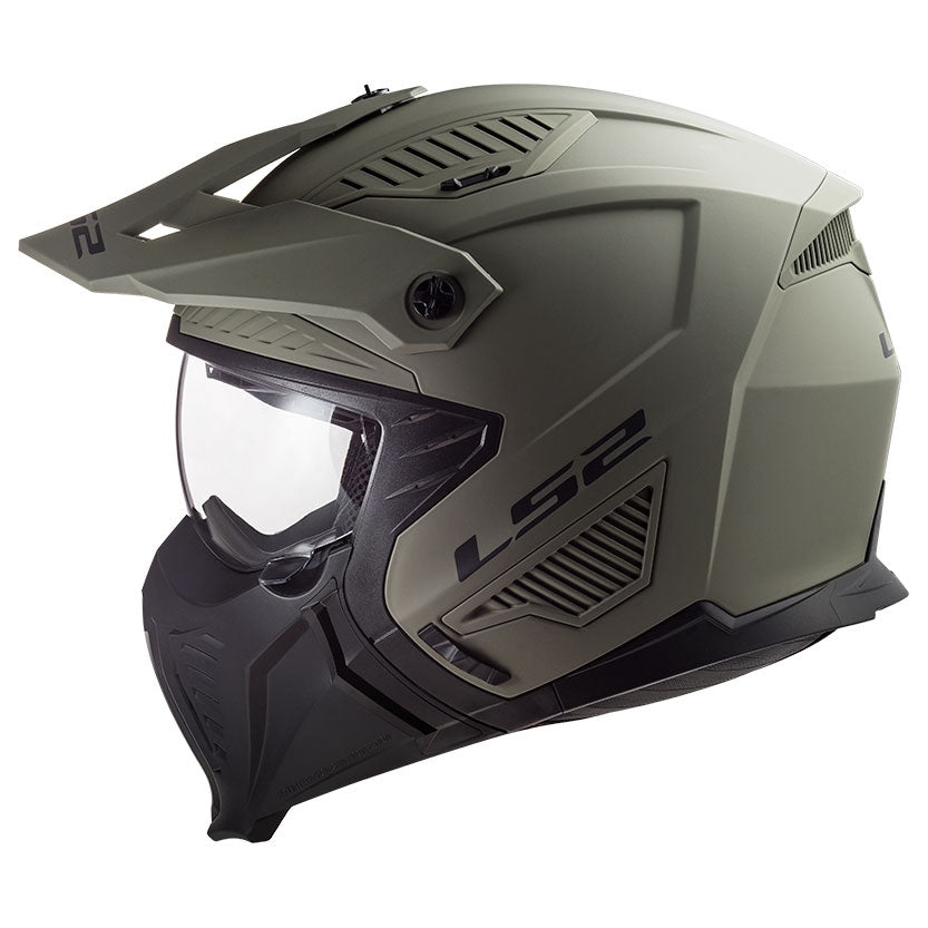 ŠALMAS LS2 OF606 DRIFTER SOLID – MATINIS JUODAS