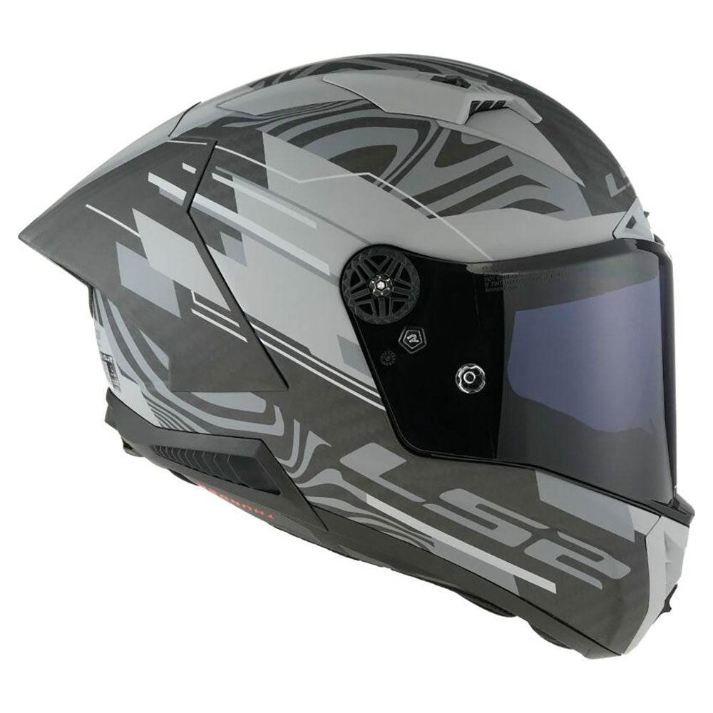 ŠALMAS LS2 FF805 THUNDER GP AERO POLAR – MATINĖ JUODA