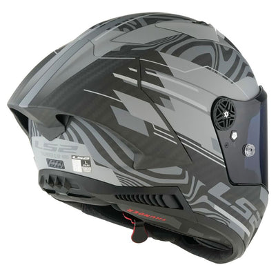 ŠALMAS LS2 FF805 THUNDER GP AERO POLAR – MATINĖ JUODA