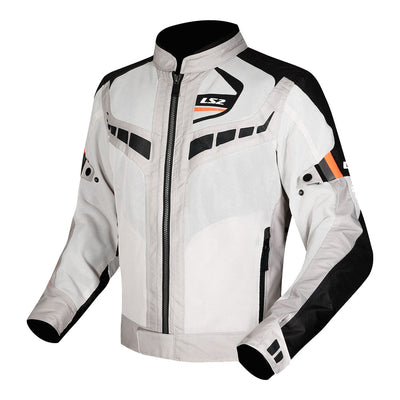 STRIUKĖ LS2 GARDA AIR VYRAMS – JUODA / PILKA / NEONINĖ ORANŽINĖ