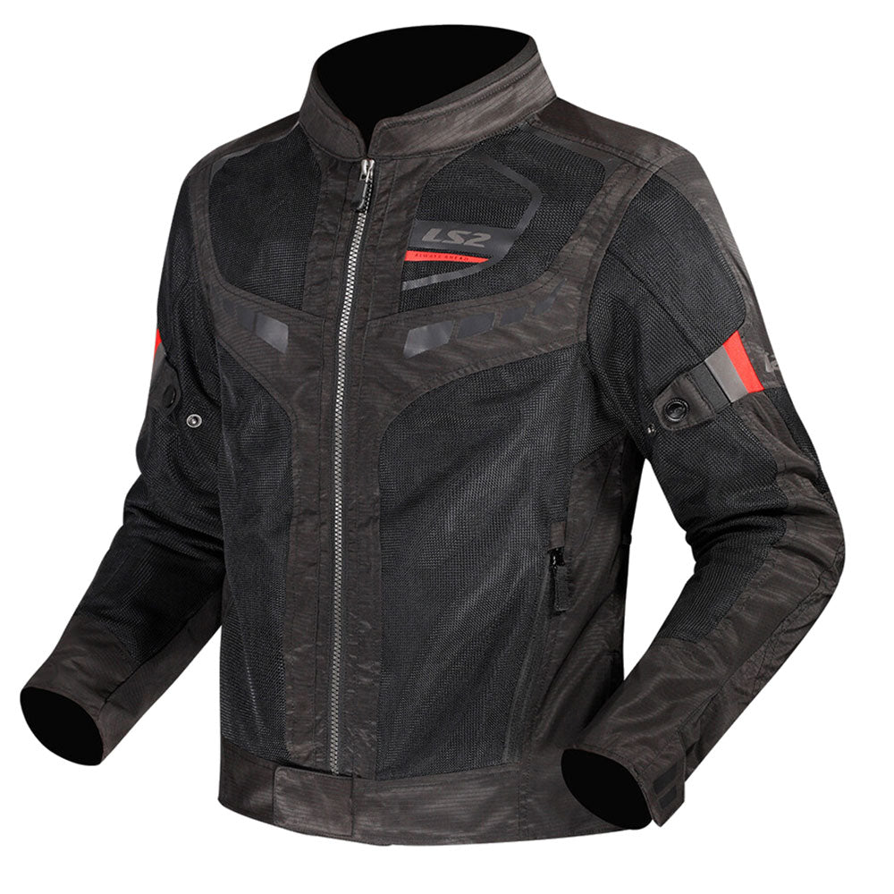 STRIUKĖ LS2 GARDA AIR VYRAMS – JUODA / RAUDONA