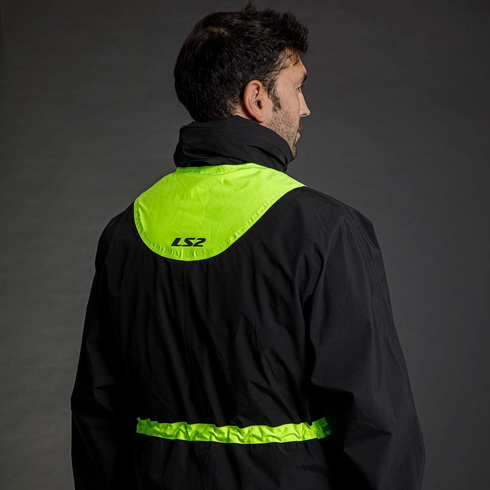LIETAUS STRIUKĖ LS2 X-RAIN UNISEX – JUODAS / RYŠKIAI GELTONAS