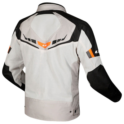 STRIUKĖ LS2 GARDA AIR MOTERIMS JUODA / PILKA / HI-VIZ ORANŽINĖ