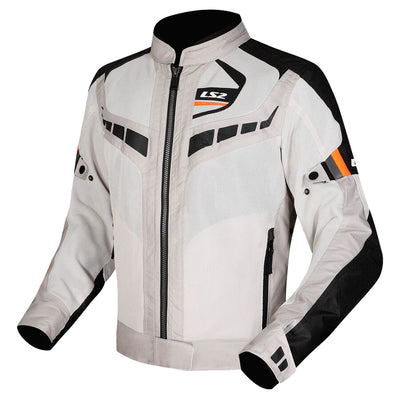 STRIUKĖ LS2 GARDA AIR MOTERIMS JUODA / PILKA / HI-VIZ ORANŽINĖ