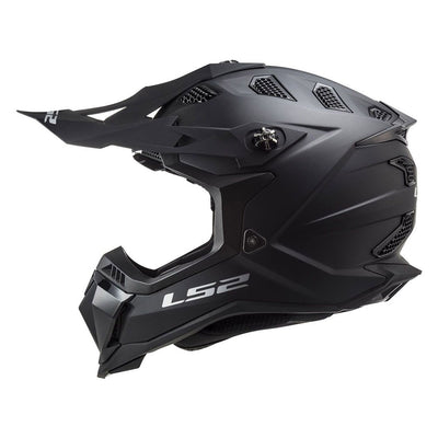 ŠALMAS LS2 MX700 SUBVERTER EVO II NOIR – JUODA SPALVA