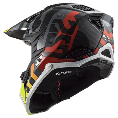 ŠALMAS LS2 MX703 C X-FORCE BARRIER – FLUO GELTONA ŽALIA SPALVA