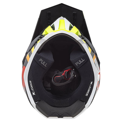 ŠALMAS LS2 MX703 C X-FORCE BARRIER – FLUO GELTONA ŽALIA SPALVA