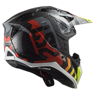 ŠALMAS LS2 MX703 C X-FORCE BARRIER – FLUO GELTONA ŽALIA SPALVA