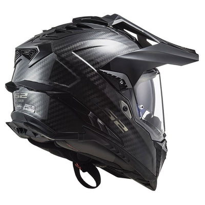ŠALMAS LS2 MX701 C EXPLORER SOLID – BLIZGUS KARBONAS