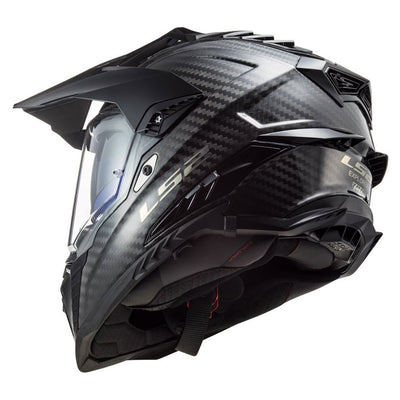 ŠALMAS LS2 MX701 C EXPLORER SOLID – BLIZGUS KARBONAS