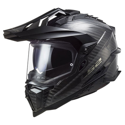 ŠALMAS LS2 MX701 C EXPLORER SOLID – BLIZGUS KARBONAS