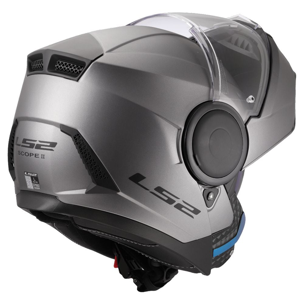 ŠALMAS LS2 FF902 SCOPE II SOLID – BLIZGI BALTA SPALVA