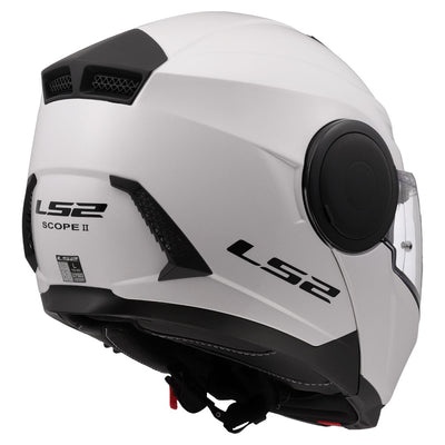 ŠALMAS LS2 FF902 SCOPE II SOLID – BLIZGI BALTA SPALVA