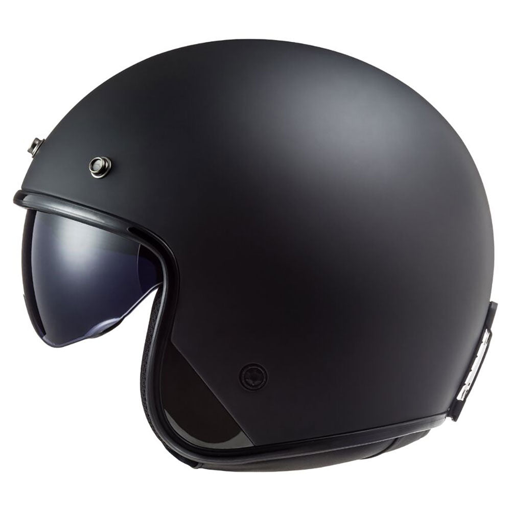 ŠALMAS LS2 OF601 BOB II SOLID – MATINIS JUODAS