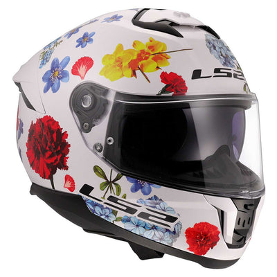 ŠALMAS LS2 FF808 STREAM II FLOWERS – BALTA