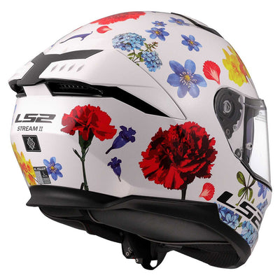 ŠALMAS LS2 FF808 STREAM II FLOWERS – BALTA