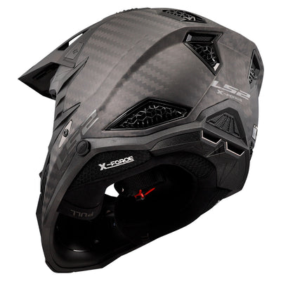 ŠALMAS LS2 MX703 C X-FORCE PRO FIM – MATINIS KARBONAS