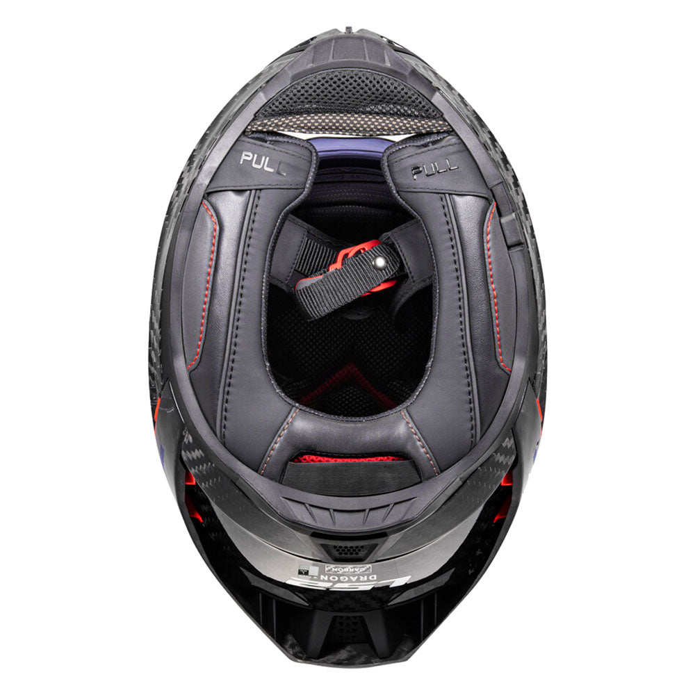 ŠALMAS LS2 FF807 DRAGON – MATINIS KARBONAS