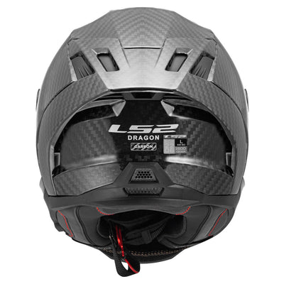 ŠALMAS LS2 FF807 DRAGON – MATINIS KARBONAS