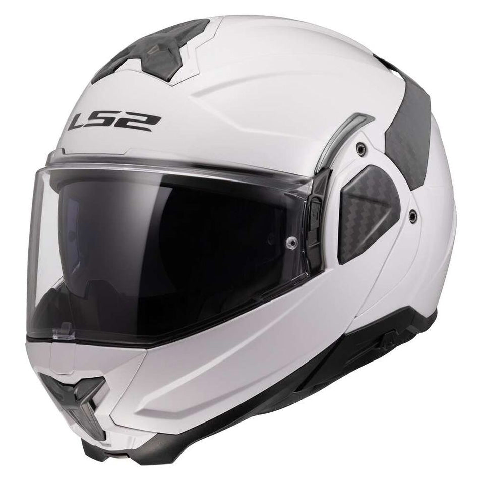 ŠALMAS LS2 FF910 ADVANT II SOLID – BLIZGI BALTA SPALVA