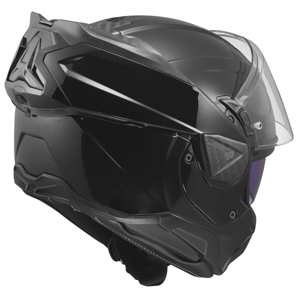 ŠALMAS LS2 FF910 ADVANT II SOLID – BLIZGI JUODA SPALVA